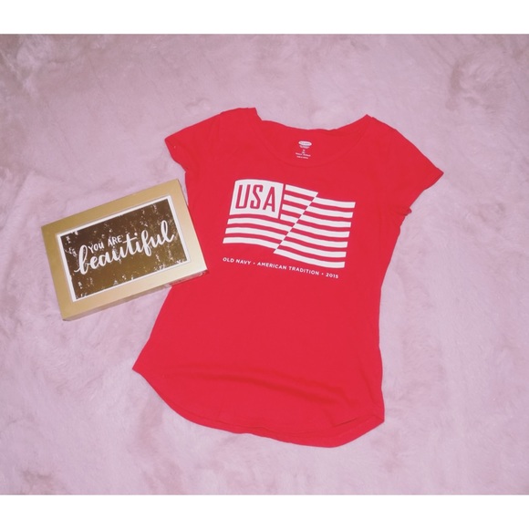 Old Navy Other - ❤️❤️Old Navy Girls USA Tee❤️❤️